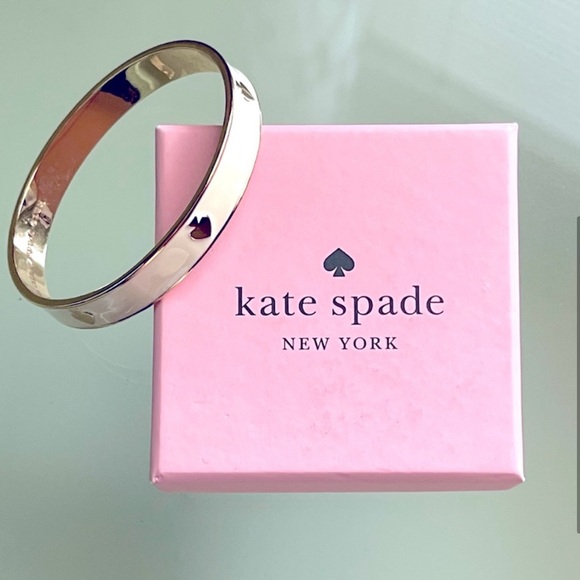 kate spade Jewelry - NWT Kate Spade ♠️ Cream & Gold
Colored Brand New Bangle Bracelet